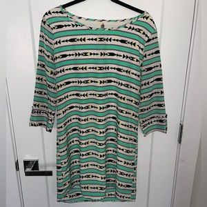 Bright Geometric Shape Dress